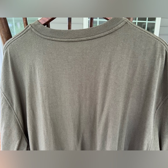 Carhartt Men's Casual Original Fit Brown/Green Short Sleeve Pocket T Shirt XL - Picture 7 of 8